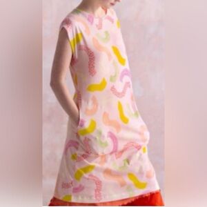 Brand new! Gorgeous for summer! Pink Abstract-Print organic cotton dress!